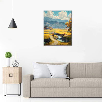 Zlatá sklizeň - malování podle čísel