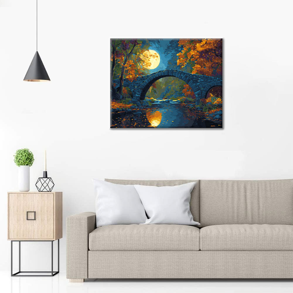 Měsíční most - malování podle čísel