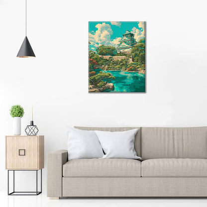 Hrad Ósaka - Malování podle čísel