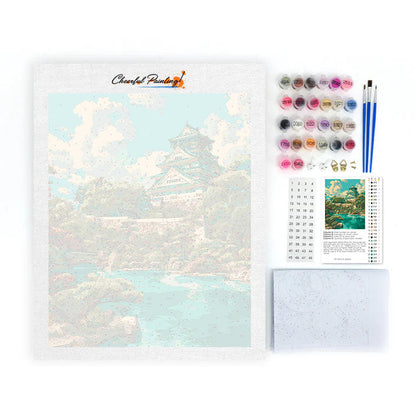 Hrad Ósaka - Malování podle čísel