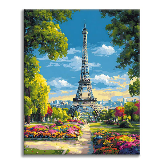 Paříž - Malování podle čísel