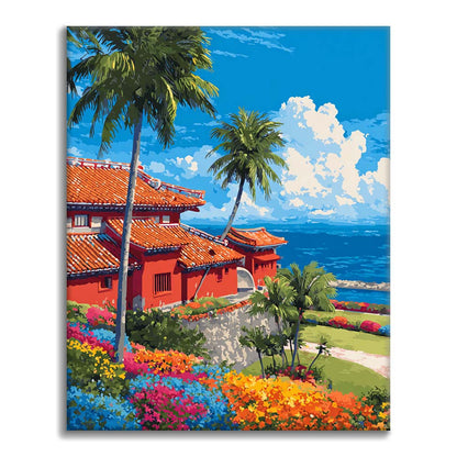 Hrad Shurijo - Malování podle čísel