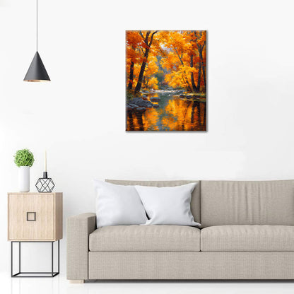 Šepot podzimu - malování podle čísel