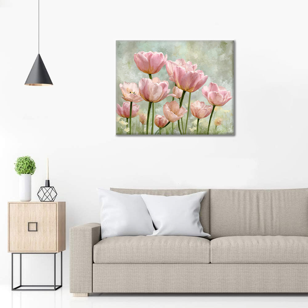 Řada růží - Malování podle čísel