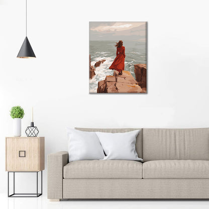 Pobřežní útes - malování podle čísel