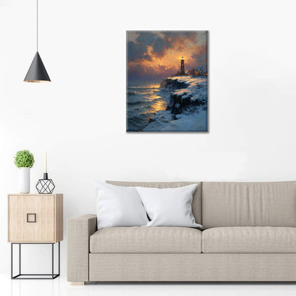 Zlatý maják - malování podle čísel