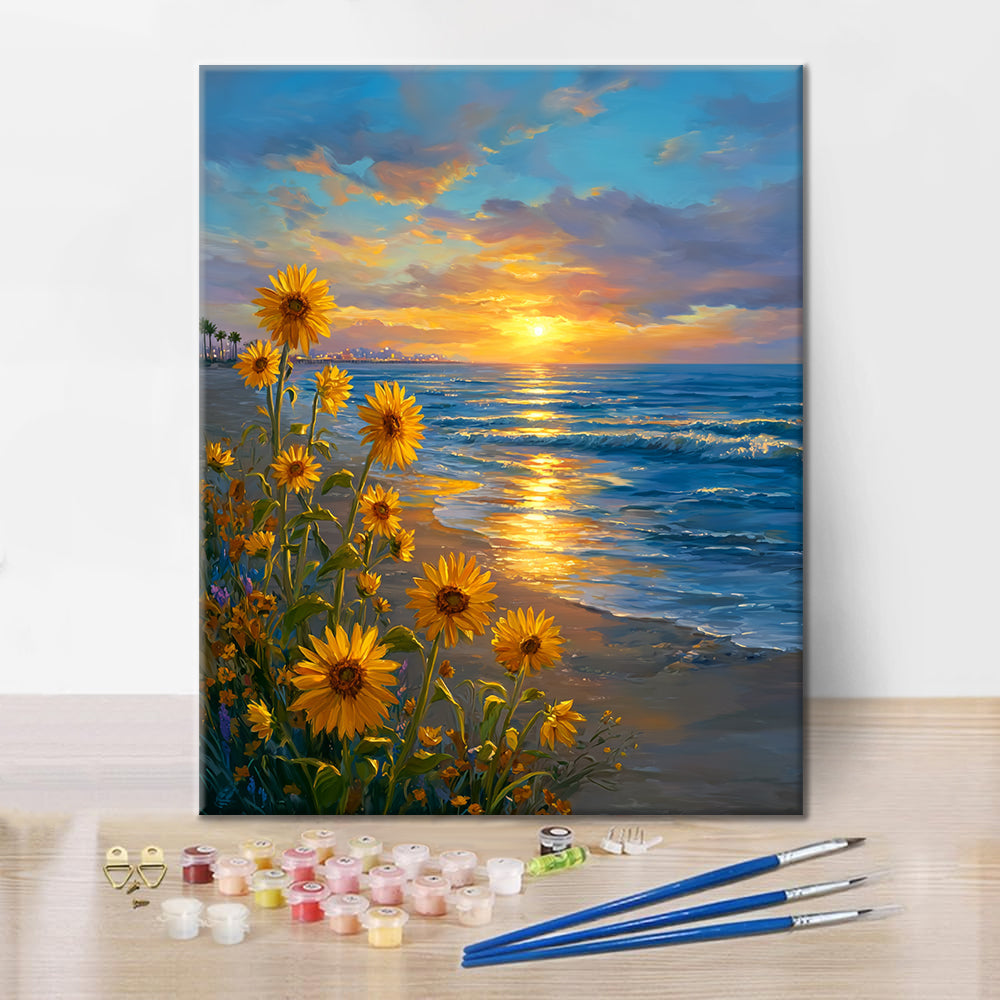 Zlatý břeh - malování podle čísel