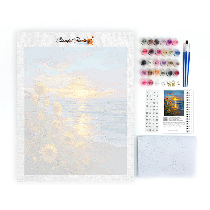 Zlatý břeh - malování podle čísel