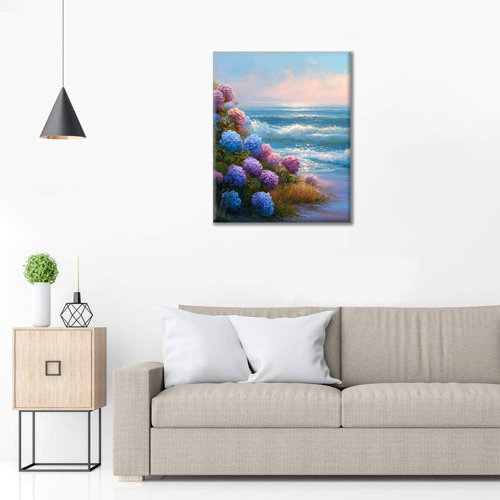 Pastelové přílivy - malování podle čísel