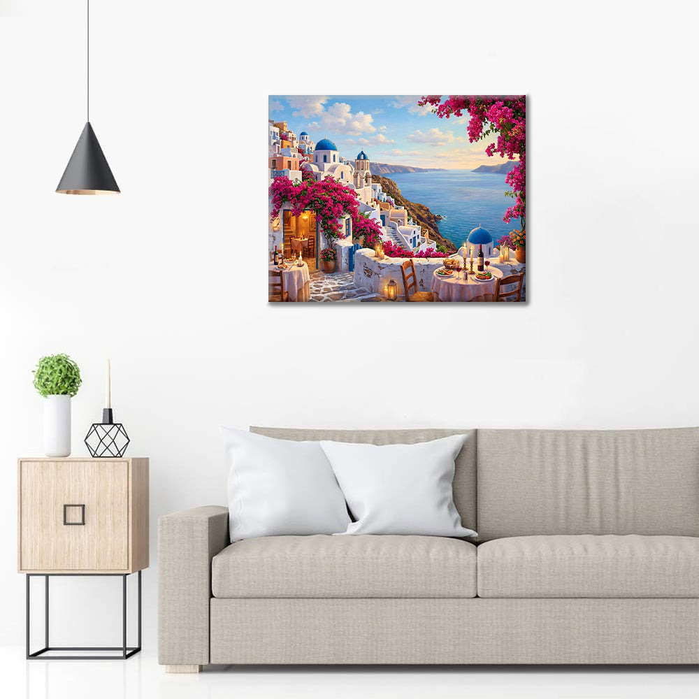 Santorini - Malování podle čísel