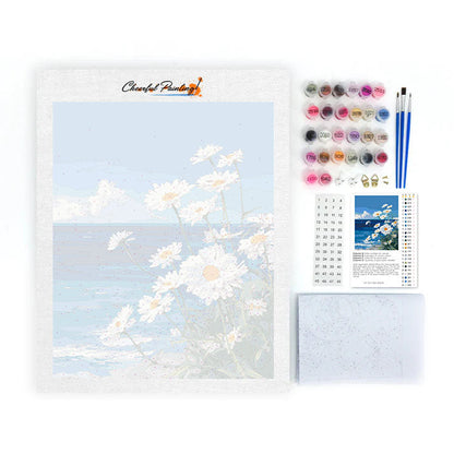 Mořské sedmikrásky - malování podle čísel