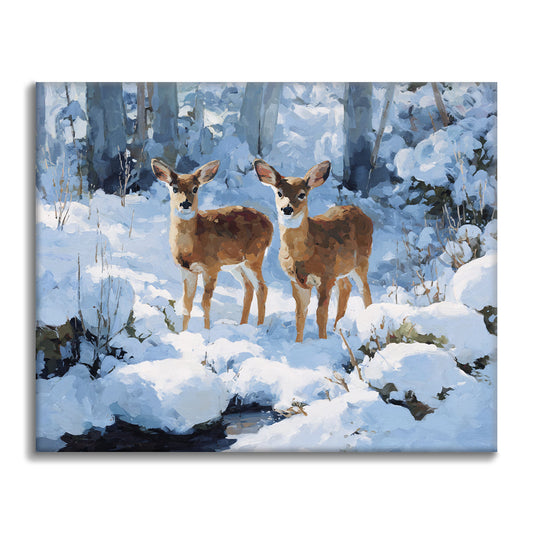 Tichý pár - Malování podle čísel