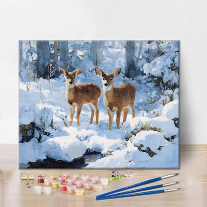 Tichý pár - Malování podle čísel