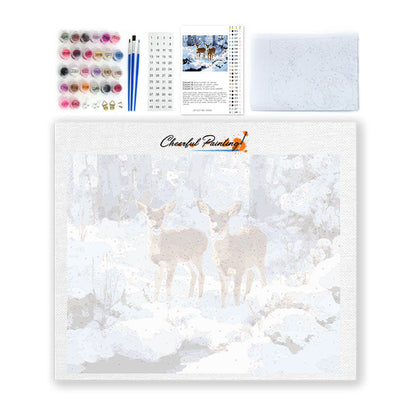 Tichý pár - Malování podle čísel