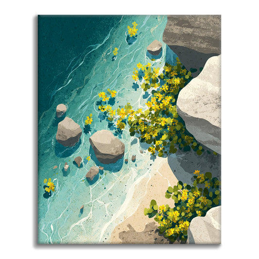 Sluneční přílivy - malování podle čísel