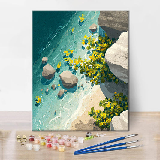 Sluneční přílivy - malování podle čísel