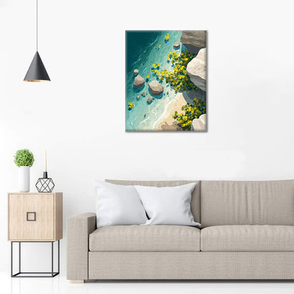 Sluneční přílivy - malování podle čísel