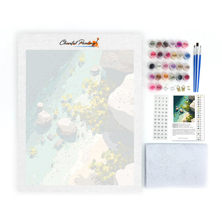 Sluneční přílivy - malování podle čísel