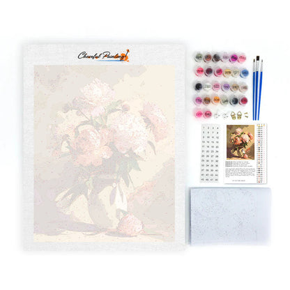 Pivoňky - Malování podle čísel