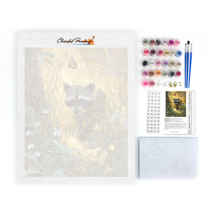 Mýval - malování podle čísel