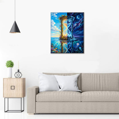 Přesýpací hodiny - Malování podle čísel