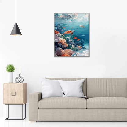 Podvodní svět - malování podle čísel