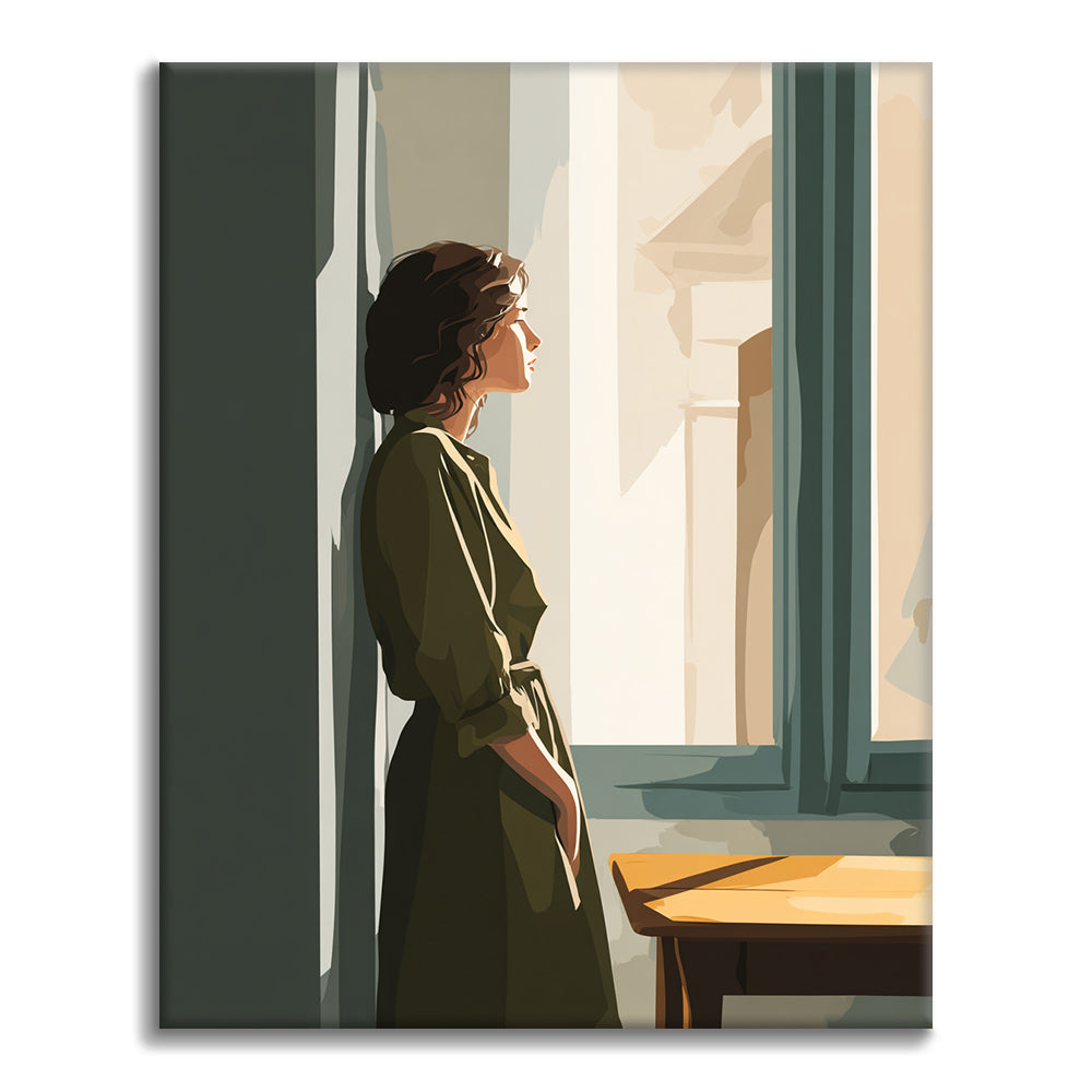 Obrázek z okna - Malování podle čísel