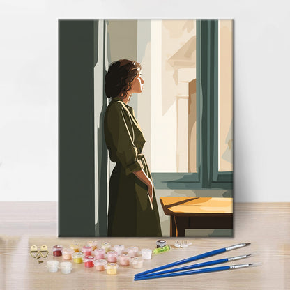 Obrázek z okna - Malování podle čísel