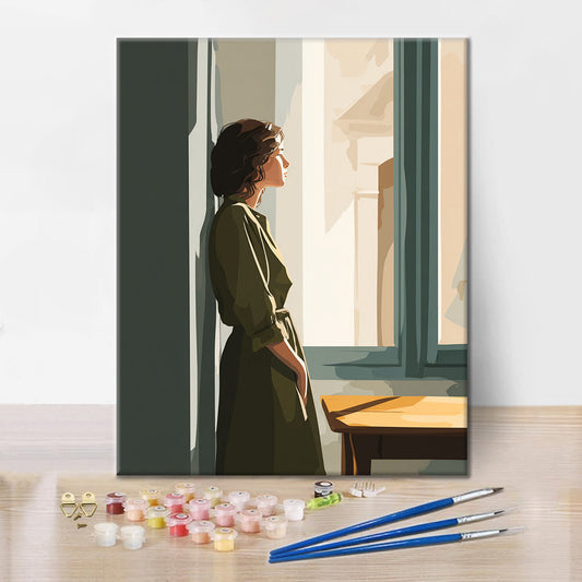 Obrázek z okna - Malování podle čísel