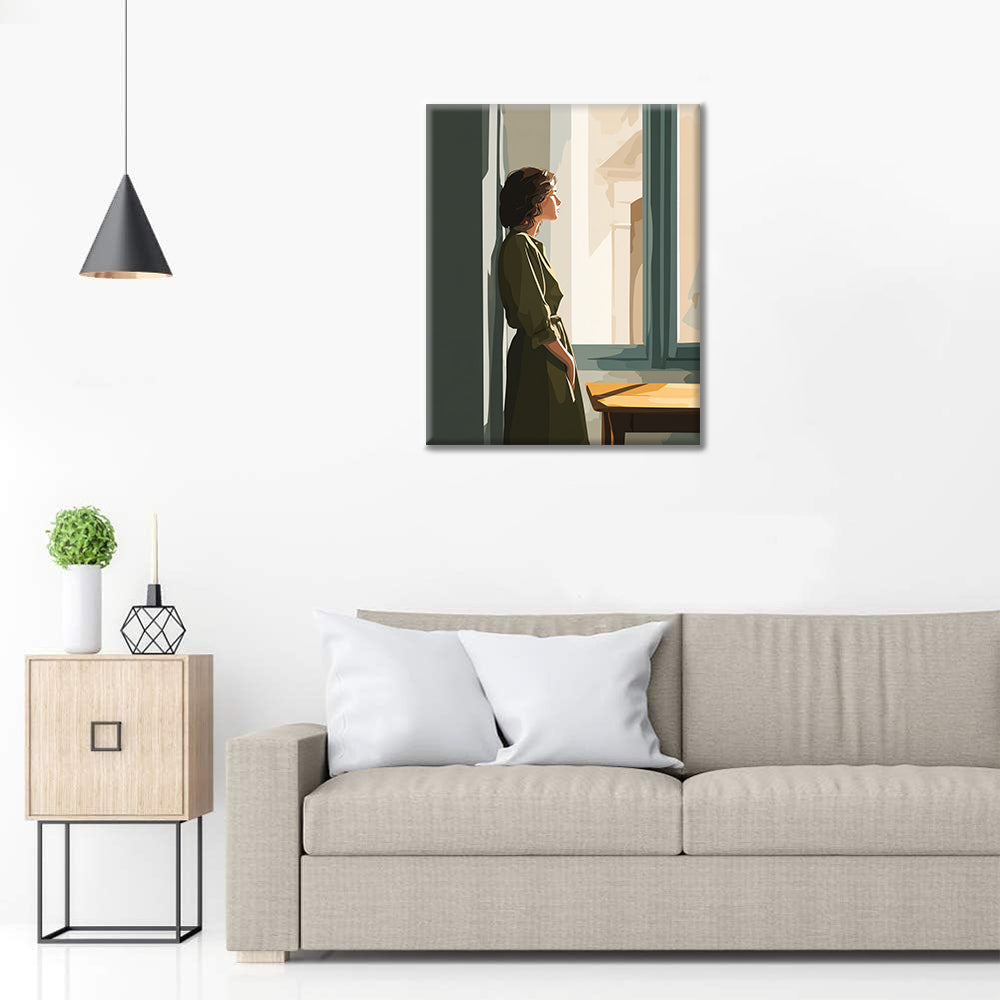 Obrázek z okna - Malování podle čísel