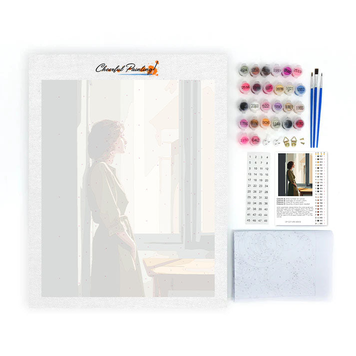 Obrázek z okna - Malování podle čísel