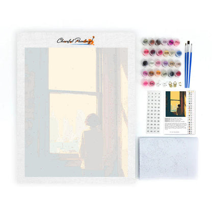 Výhled z okna - Malování podle čísel