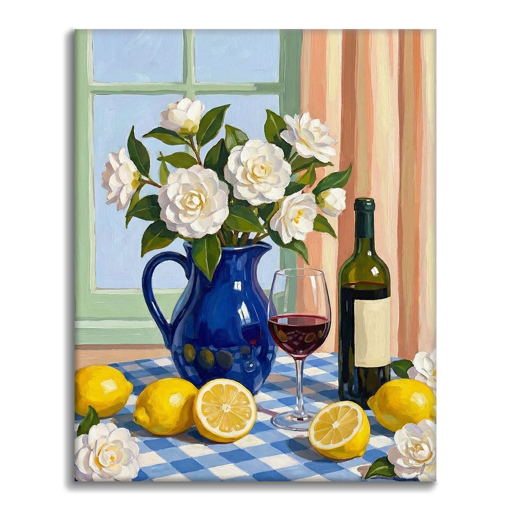 Útulný stůl - Malování podle čísel