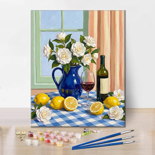 Útulný stůl - Malování podle čísel