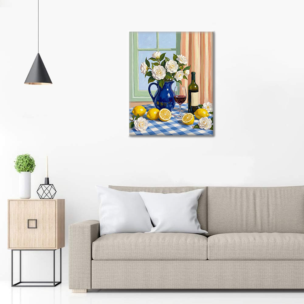 Útulný stůl - Malování podle čísel