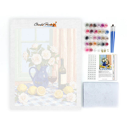 Útulný stůl - Malování podle čísel