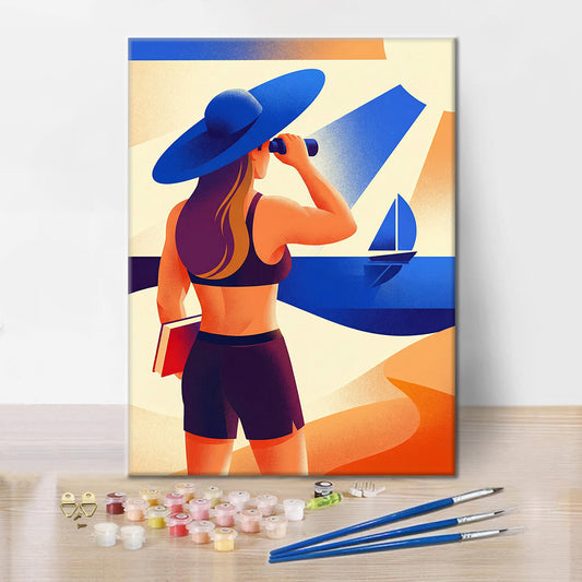 Plážová hlídka - Malování podle čísel