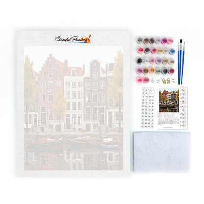 Město kanálů - Malování podle čísel