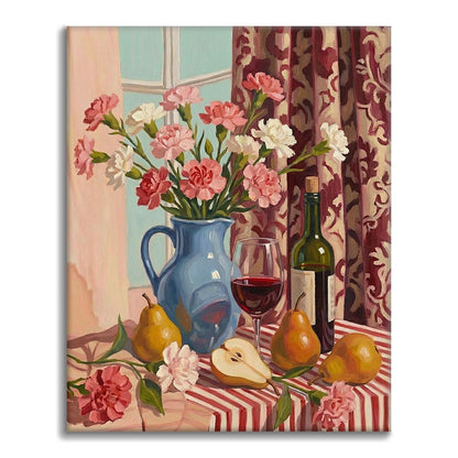 Elegantní stůl - Malování podle čísel