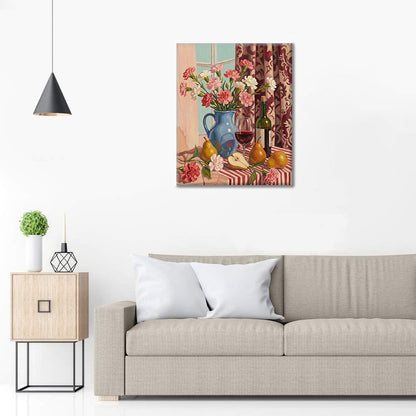 Elegantní stůl - Malování podle čísel