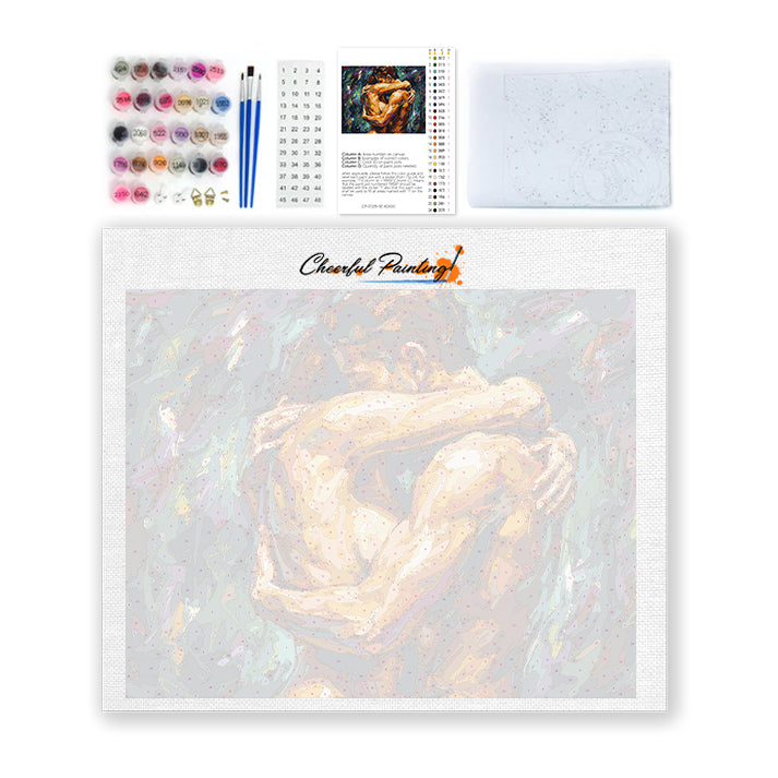 Propletená srdce - Malování podle čísel