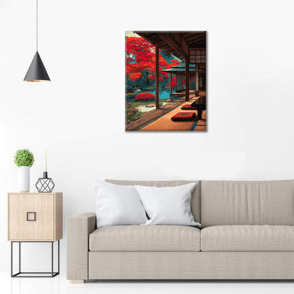 Japonské dřevo - Malování podle čísel