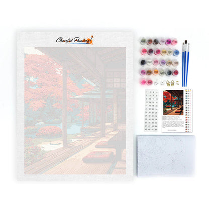 Japonské dřevo - Malování podle čísel