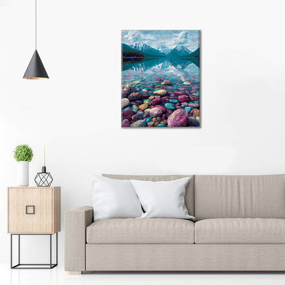 Jezero Mcdonald - Malování podle čísel