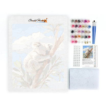 Odpočívající lenochod - Malování podle čísel