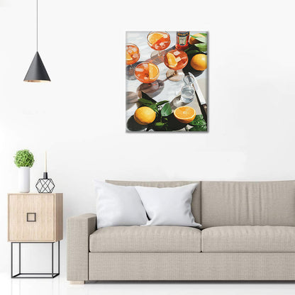 Slunečné nápoje - Malování podle čísel