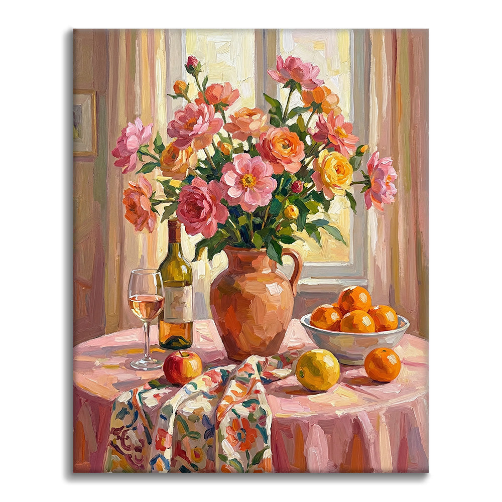 Harmonie na stole - Malování podle čísel