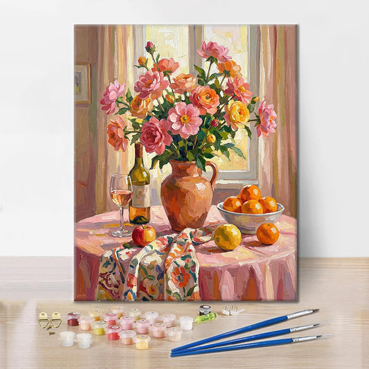 Harmonie na stole - Malování podle čísel