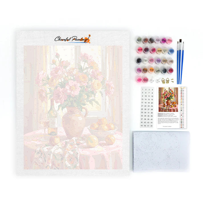 Harmonie na stole - Malování podle čísel