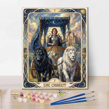 Vůz - Malování podle čísel